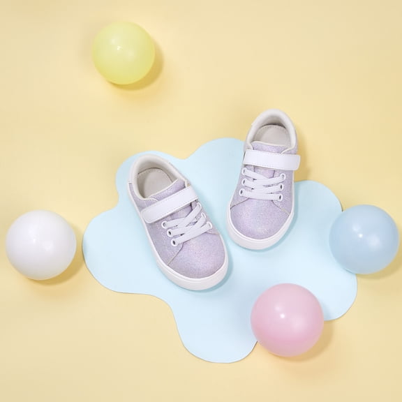 ESTINE Toddler Girls Boys Unisex Casual Sports Sneakers Athletic Shoes for Running Walking(EY07-Light Purple,11M)