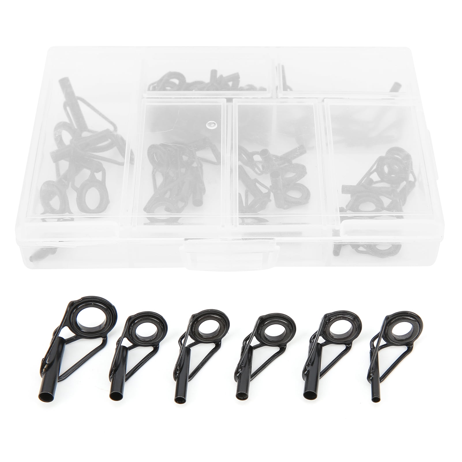 Rod Tip Fix ESTINK 40pcs/Box Fishing Rod Tip Repair Kit Stainless Steel Ceramic ...