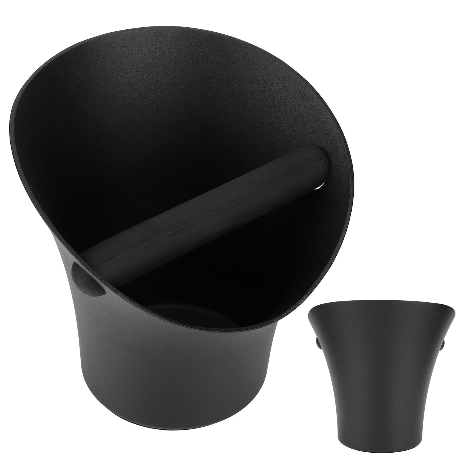ESTINK Coffee Ground Box,Cast Aluminium Coffee Grounds Box Bucket Coffee Knock Container Coffee