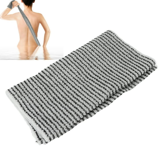 ESTINK Exfoliating Long Back Strap,Shower Bath Towel Body Exfoliating Scrubber Rub Back Strip Bathing For Men Women