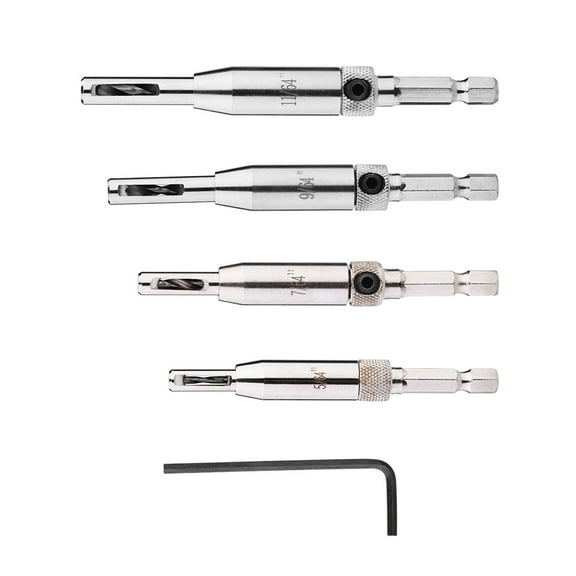 ESTINK Hinge Hole Puncher Self-Centering Drill Bit, Door Hinge Drill Bit, For Door Window Home Professional Use