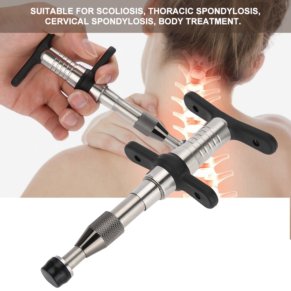 ESTINK Manual Chiropractic Spine Adjusting Corrector Tool Forth Massager ,Chiropractic Corrector