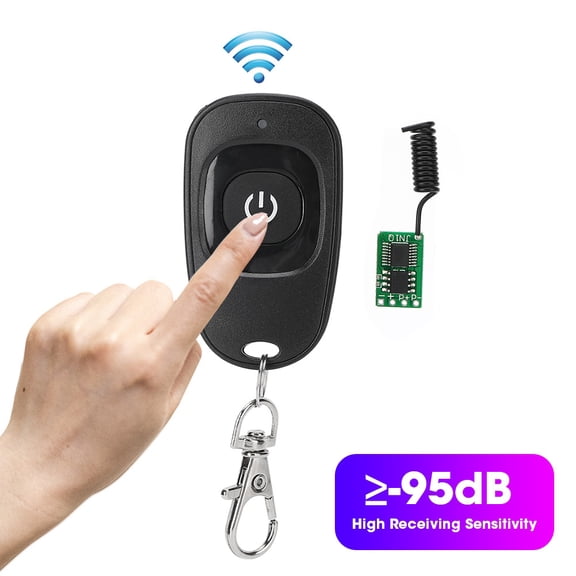 ESTINK Mini Wireless Switch 3.7V 6V 9V 12V Remote Control Relay Controller Power Remote ON OFF,Remote Control Switch