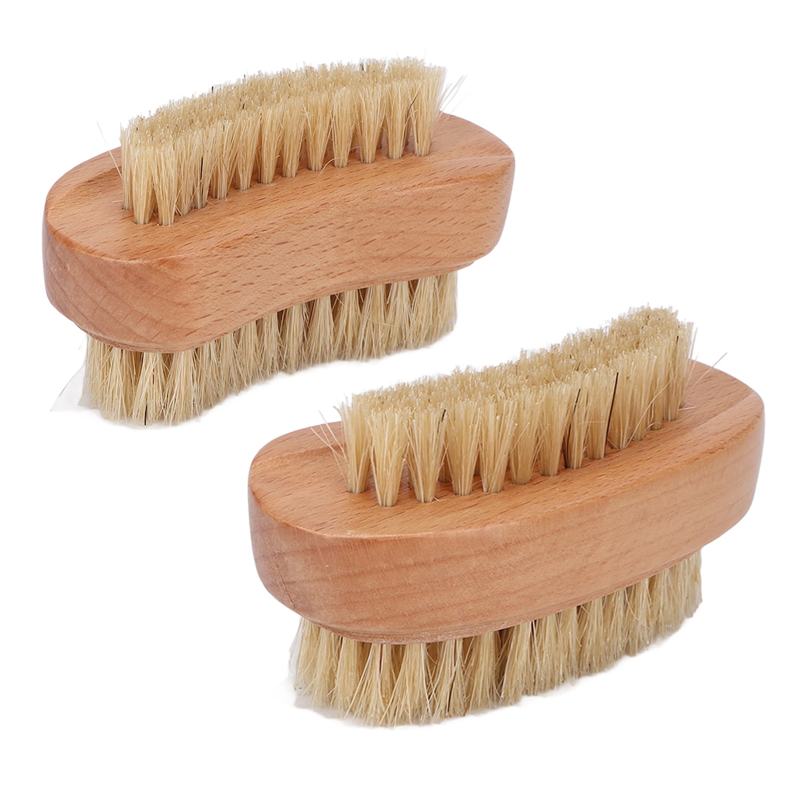 ESTINK Nail Brush,Nail Scrubber,Toe Finger Nail Brush Wooden Double Sided Fingernail Toenail