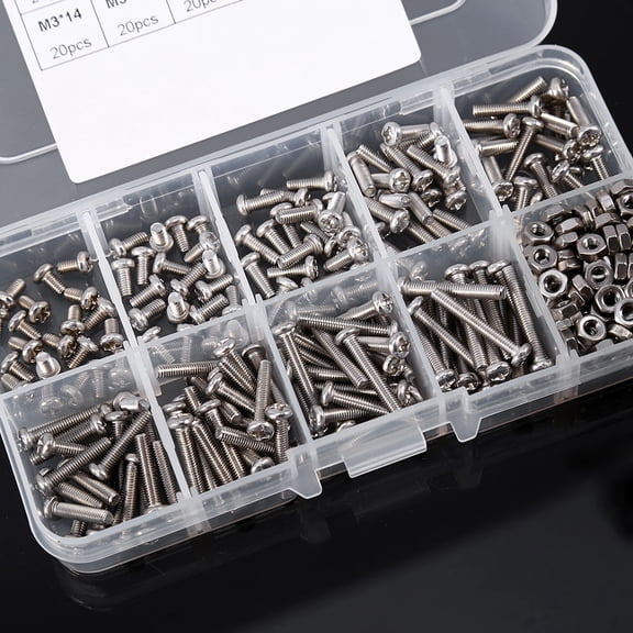 ESTINK Rust Resistant Nut And Bolt Assortment, Screws, Furniture For Machinery
