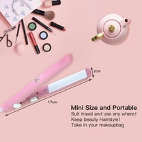 ESTINK Simple Mini Small Size Flat Iron Curler, Safe For Curly Hair Straight Hair