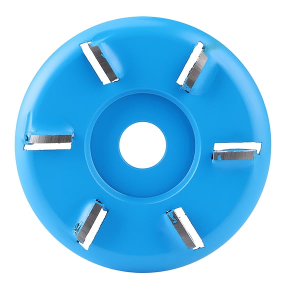 ESTINK Six Teeth Wood Carving Disc Milling Cutter Disk Woodworking Tea Tray Engraving Tool,6-Teeth Wood Milling Cutter,Milling Cutter Disk