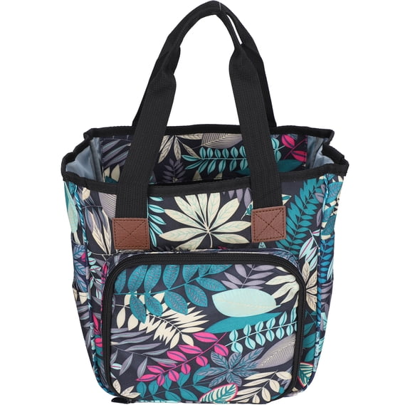 ESTINK Wool Storage Bag Multifunction Organizer Crochet Knitting Yarn Tote Craft Sewing Supplies,Crochet Organizer Bag