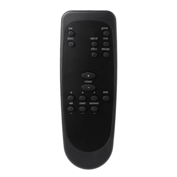 ESTONE Black Plastic Remote Control Controller Replacement for Logitech Z5500 Z-5500 Z5450 Z-5450 Z680 Z-680 Computer System Speaker Accessories