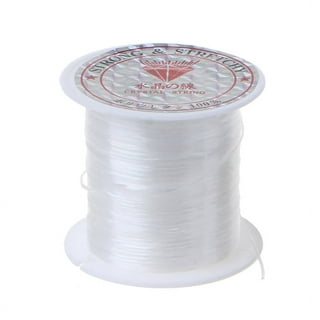 60 Yards Clear Elastic String Cord 0.8mm Polyester Stretch Thread