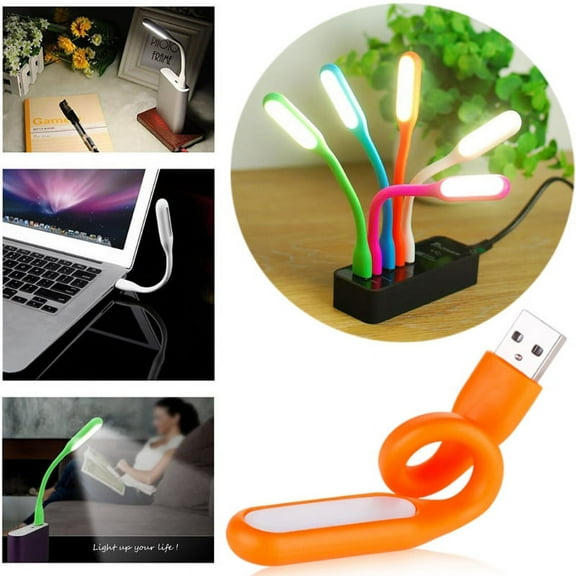 ESTONE New Flexible USB LED Light Mini Lamp for Computer Laptop Notebook PC Power Bank
