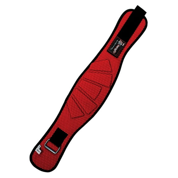 ESTREMO Weightlifting Belt - Ideal Back Support Belt for Men and Women - 6 Inches Wide Powerlifting Belt for Squats, Deadlifts, & More – Made of High Performance Neoprene - Red