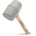 thumbnail image 1 of ESTWING Deadhead Rubber Mallet - 18 oz No-Mar Hammer with Bounce Resistant Head & Hickory Wood Handle - DH-18N, 1 of 6