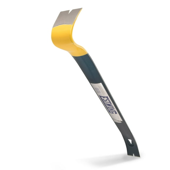 ESTWING Handy Bar Nail Puller - 21" Pry Bar with Wide, Thin Blade & Forged Steel Construction - HB-21