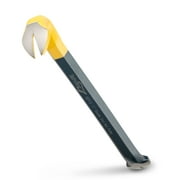 ESTWING Nail Puller - 12 Double-Ended Pry Bar with Straight & Wedge Claw End - DEP12