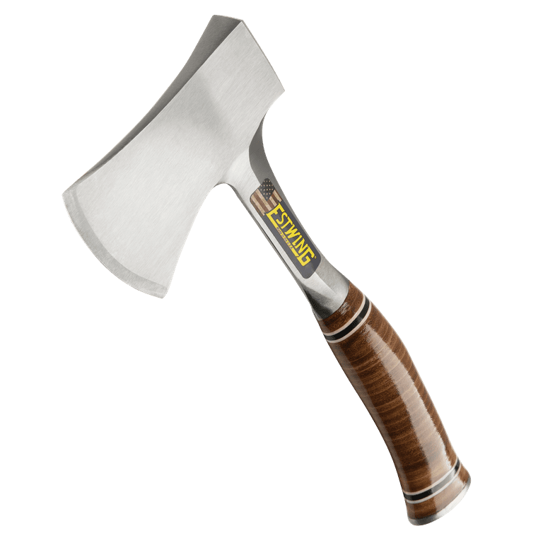 14 in. Sportsman's Axe with Leather Grip Handle 14 in. Sportsman's Axe with Leather Grip Handle