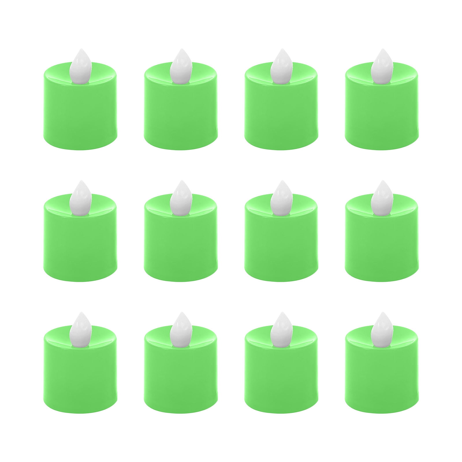Agatige 12er-Pack Flammenlose LED-Kerzen – 13 Farben, 7 Helligkeitsstufen, 4 Modi, Mit Fernbedienung, Für Hochzeit, Party & Dekoration
