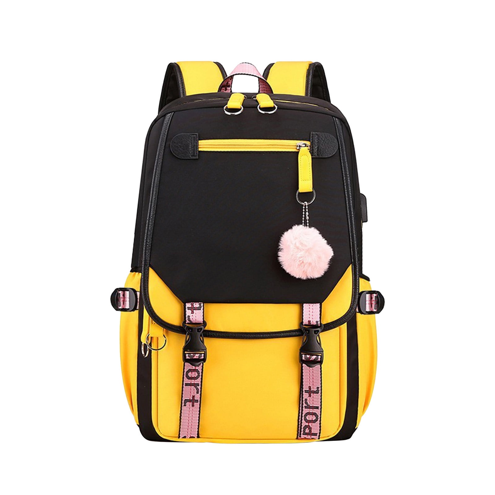 ESULOMP 19 Travel Laptop Backpack Anti Theft Slim Durable Bookbag Business Backpacks for Men Women Water Resistant Carry on School Backpack Fits