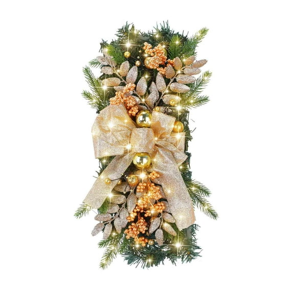 ESULOMP 2Ft Real Touch Norfolk Pine Garland, 24" Christmas Garland for Mantle, Faux Cedar Garland Realistic, Garlands for Decoration Christmas, Christmas Greenery Garland, Staircase Garland