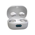 thumbnail image 1 of ESULOMP 5.2mini Ultra-small Wireless Bluetooth Headset with LED Digital Display Charging Box, Low-power Noise Cancellation HD Sound Quality For Office/sports, 1 of 5