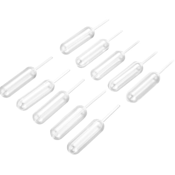 ESULOMP 50Pcs Disposable Straw Cake Ice Cream Injection Pipette Dropper