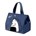 thumbnail image 1 of ESULOMP Bento Bag Student with Rice Portable Lunch Bag Thermal Insulation Lunch Box Bag 9.8 x 5.9 x 8.7 inches, 1 of 2