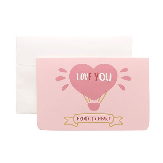 ESULOMP Birthday Wish Creative Folding Card Mother's Day with Envelope Card