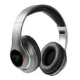 thumbnail image 1 of ESULOMP Bluetooth Headphones Over-Ear with LED,Foldable Wireless and Wired Stereo Headset Micro TF,FM For Cell Phone,PC,Soft Earmuffs & Weight For Prolonged Wear, 1 of 5