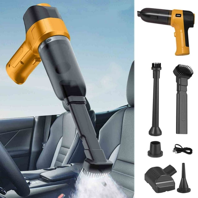 ESULOMP Car Mounted Vacuum Cleaner, Car Wireless Mini Vacuum Cleaner