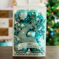 thumbnail image 1 of ESULOMP Christmas Balls Ornaments, 30Pcs Xmas Tree Decorations, 40mm/1.57" Shatterproof Christmas Tree Ornaments Hanging Ball for Holiday Wedding Party Decoration, 1 of 6