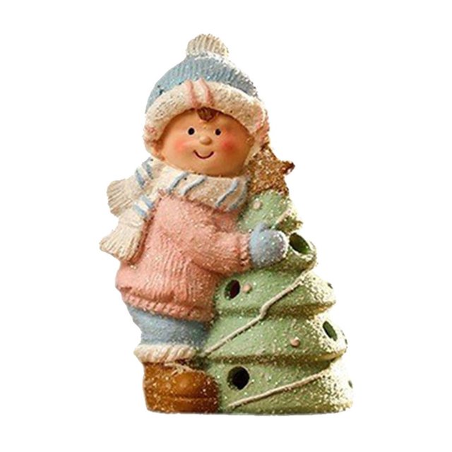 ESULOMP Christmas Decorations Savings! Christmas Painted Boy and Girl