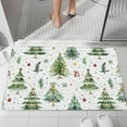 ESULOMP Christmas Rug, Entrance Doorway Floor Mat Bathroom Nonslip