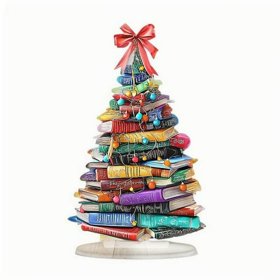 ESULOMP Christmas Tree Decorations Christmas Gift Books Christmas Trees Signs Inspirational Desktop Decorations
