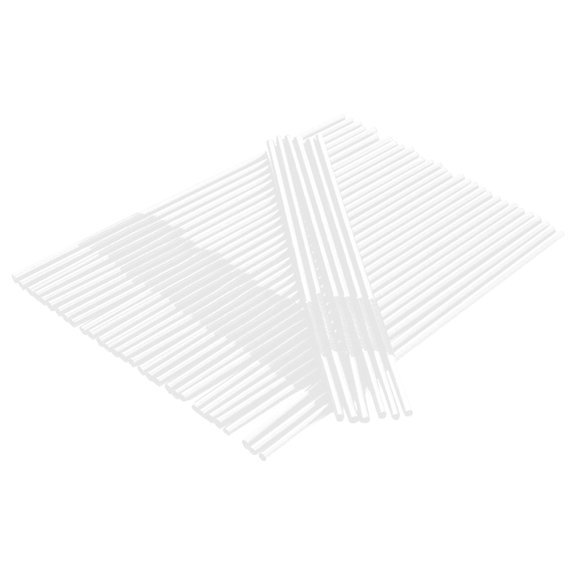 ESULOMP Disposable Plastic Straws Bent DIY Straws Milk Tea Drink Straws