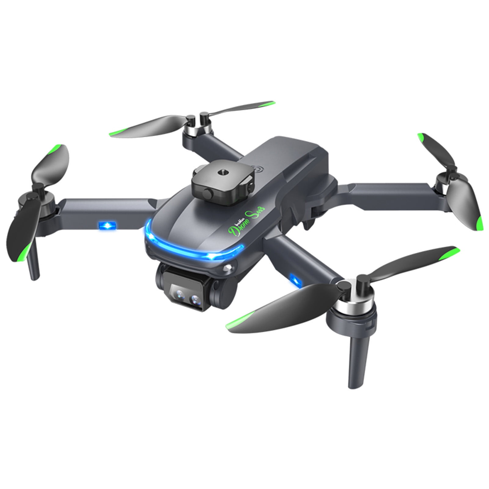 ESULOMP Dual-camera Folding UAV 4K HD Aerial Photography Drone,Brushless Motor,Mobile Phone Control,Multiple Flight Modes