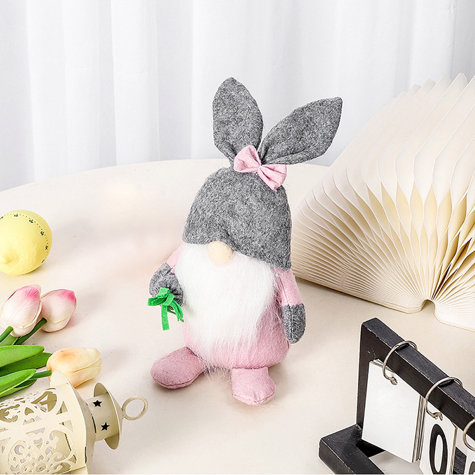 Stuffed Dwark Rabbit ESULOMP Easter Bunny Ornaments Faceless Old Man Dwarf Plush Doll ...