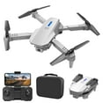 thumbnail image 1 of ESULOMP FPV Drone with Dual 1080P Camera 2.4G WIFI FPV RC Quadcopter with Headless Mode Follow Me Altitude Hold Toys Gifts for Kids Adults, 1 of 9