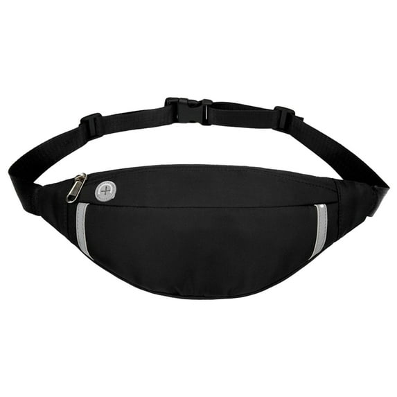 ESULOMP Fanny Pack for Man & Woman Travel Wallet Bag for Cell Phone Belt Bag Crossbody Bag with Headphone Hole for Travel Walking Running Hiking Cycling