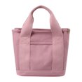thumbnail image 1 of ESULOMP Fashion Canvas Bag Tote Bag Storage Bag Multi-Pocket Handbag Handle Bag Large Capacity Multi-pocket Handbag, 1 of 8