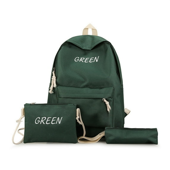 ESULOMP Fashion Style Multifunctional Large Capacity Canvas Four-piece Bag 3packs