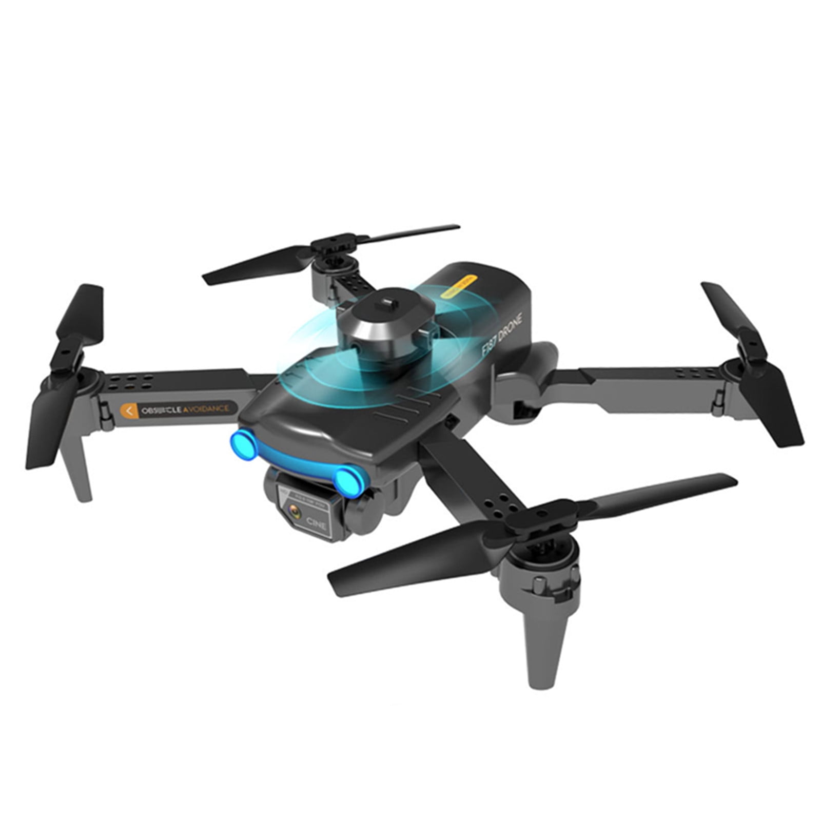 ESULOMP Foldable Drone with Dual 1080P WiFi Camera for Adults and Kids; Gesture Control RC Quadcopter with Batteries