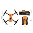 thumbnail image 1 of ESULOMP Foldable Drone with Dual 1080P WiFi Camera for Adults and Kids; Gesture Control RC Quadcopter with Batteries, 1 of 9