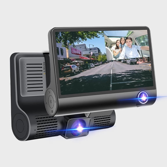 ESULOMP Full HD 1080P Car DVR Driving Recorder 3 Lens 170 Degree Rear View Parking Surveillance Camera Automatic Video Motion Detection
