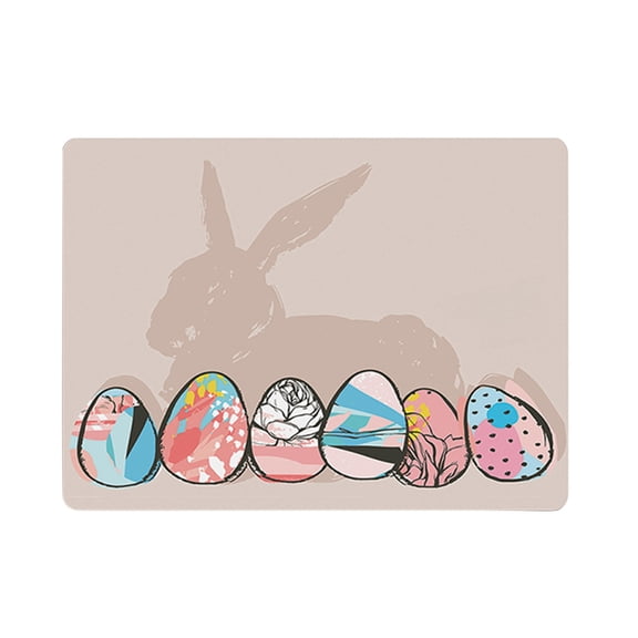 ESULOMP Happy Easter Personalized Mouse Pad Keyboard Pad Writing Pad Desk Pad