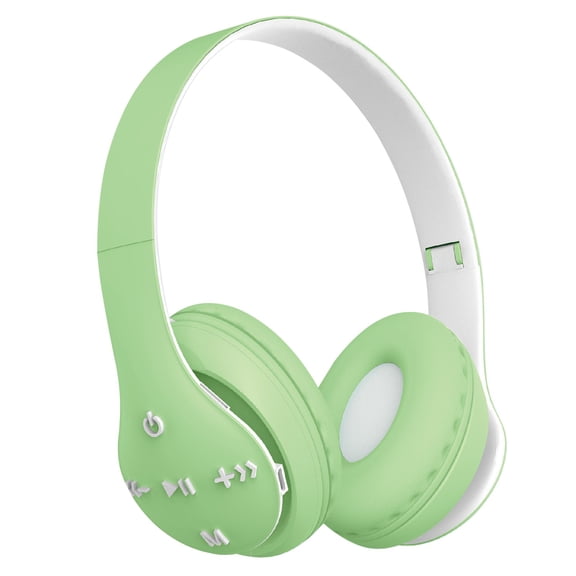 ESULOMP Headset Wireless Bluetooth Headset Folding Retractable Macaroon Color Sports Headphones