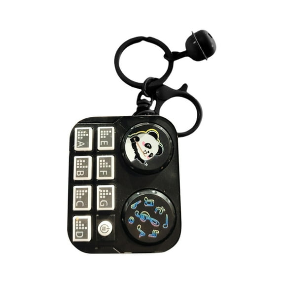 ESULOMP Kids Musical Instruments, Funny Toy Keychain Pendant DJ Keychain Mini Musical Instrument Car Keychain Bag Pendant