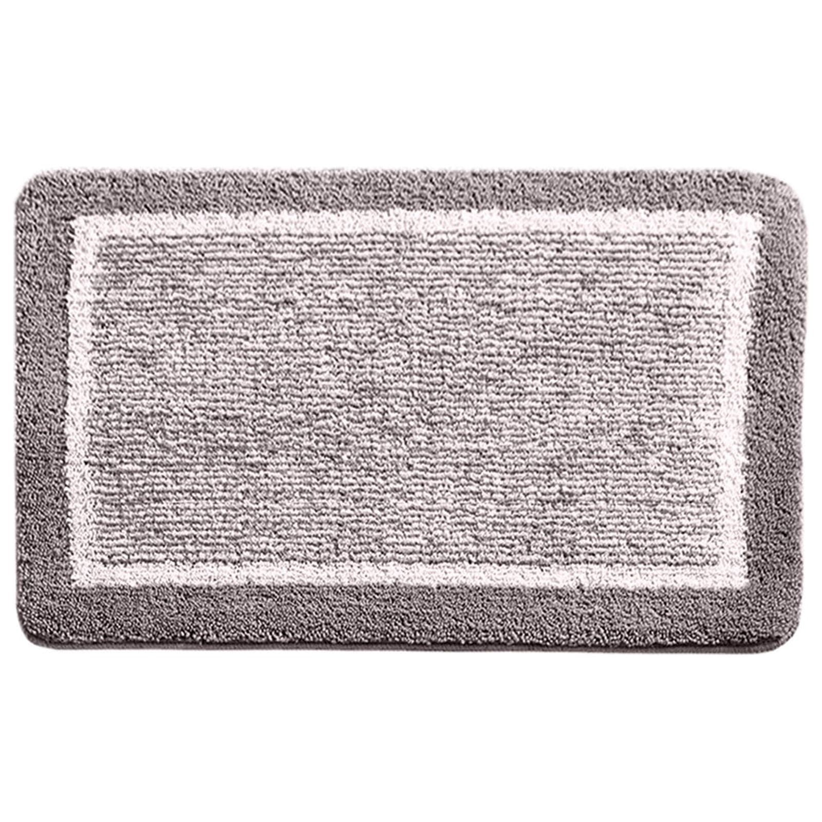 ESULOMP Living Room Bedroom Straight Plush Carpet Floor Mats Bathroom