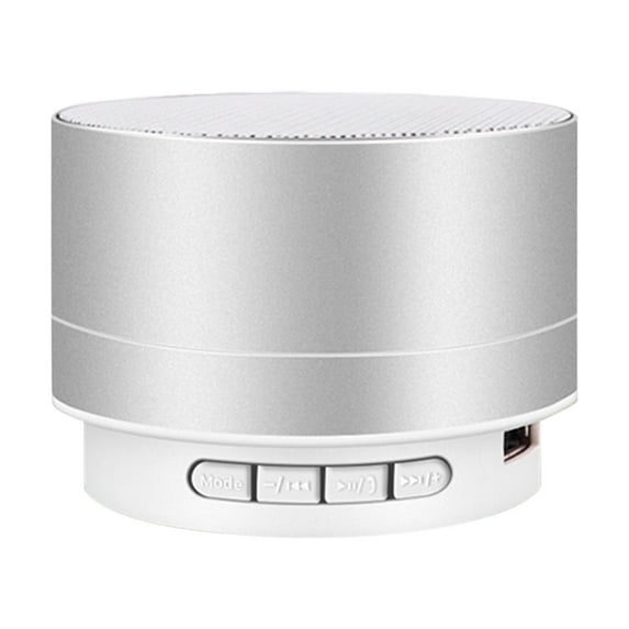 ESULOMP Metal Bluetooth Audio Phone Computer Mini Speaker Led Memory Card Luminous Mini Audio