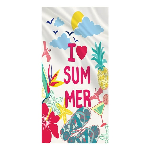 ESULOMP Microfiber Beach Towel Super Lightweight Colorful Bath Towel Sandproof Beach Blanket Multi-Purpose Towel for Travel Swimming Pool 30x60 Inch