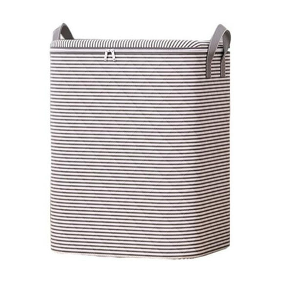 ESULOMP Non-woven Zipper Storage Bag Moving Quilt Storage Basket Travel Large-capacity Clothing Storage Bag